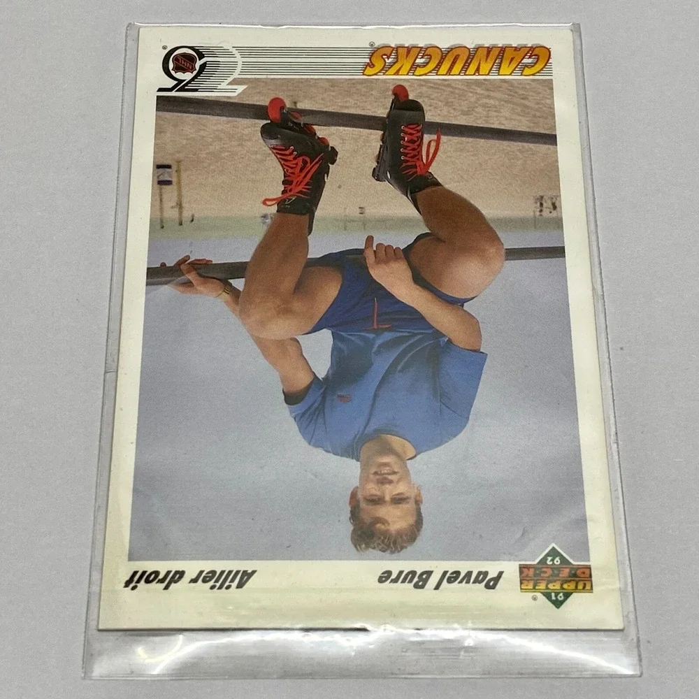 1991-92 Upper Deck Pavel Bure (RC) Vancouver Canucks NHL Hockey Rookie Card‎ #54